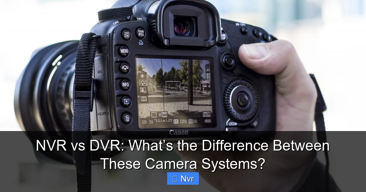 NVR vs DVR: What’s the Difference Between These Camera Systems? - content2 visual guide