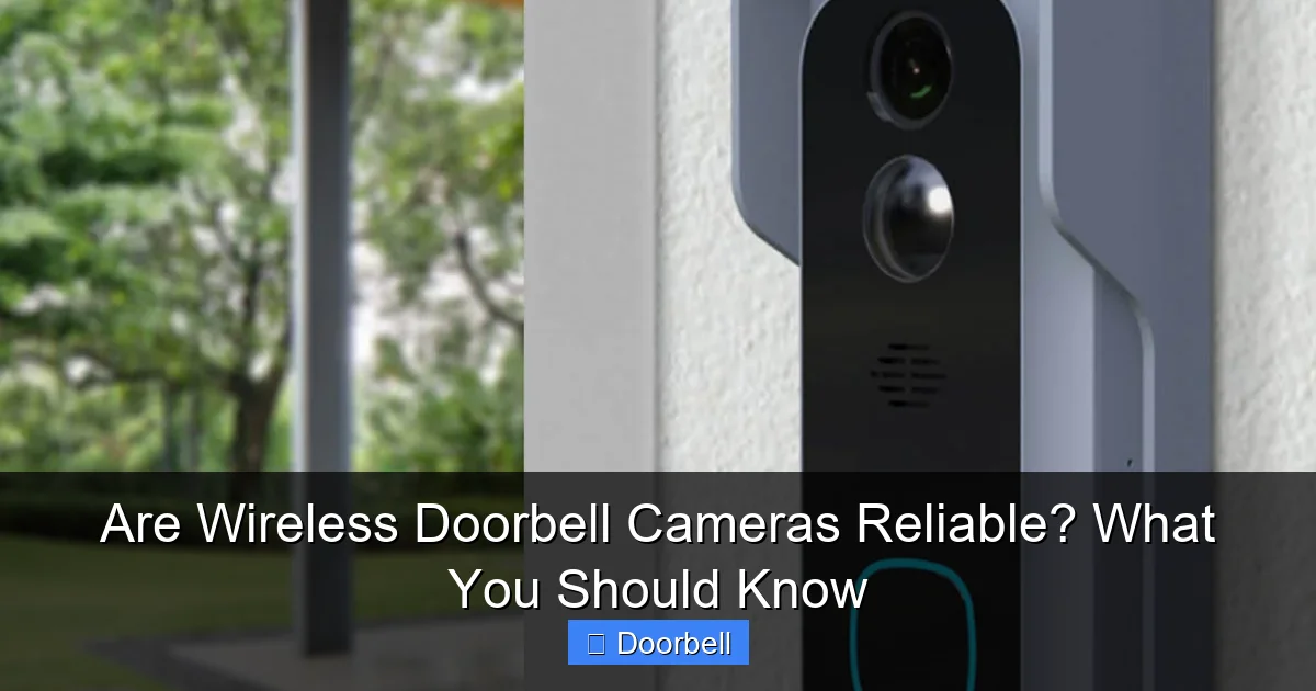 Are Wireless Doorbell Cameras Reliable? What You Should Know - content2 visual guide