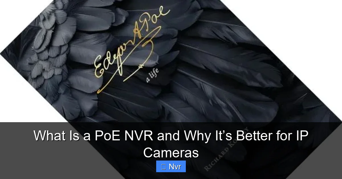 What Is a PoE NVR and Why It’s Better for IP Cameras - content2 visual guide
