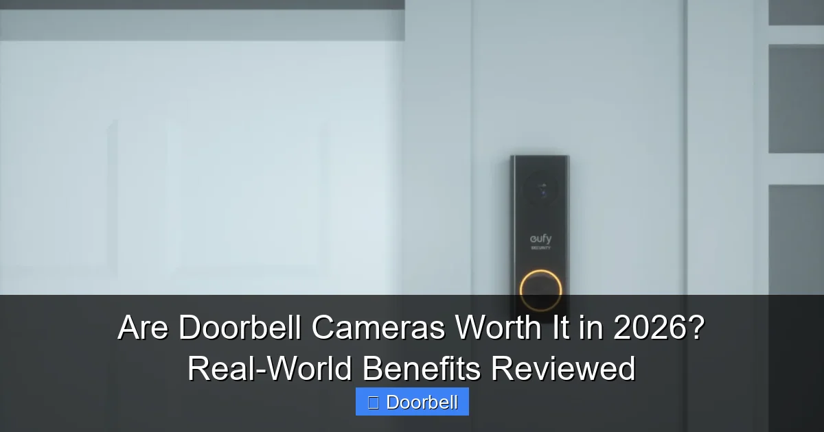 Are Doorbell Cameras Worth It in 2026? Real-World Benefits Reviewed - content1 visual guide