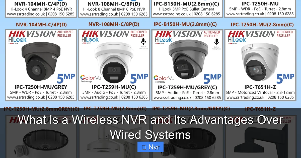 What Is a Wireless NVR and Its Advantages Over Wired Systems - content1 visual guide