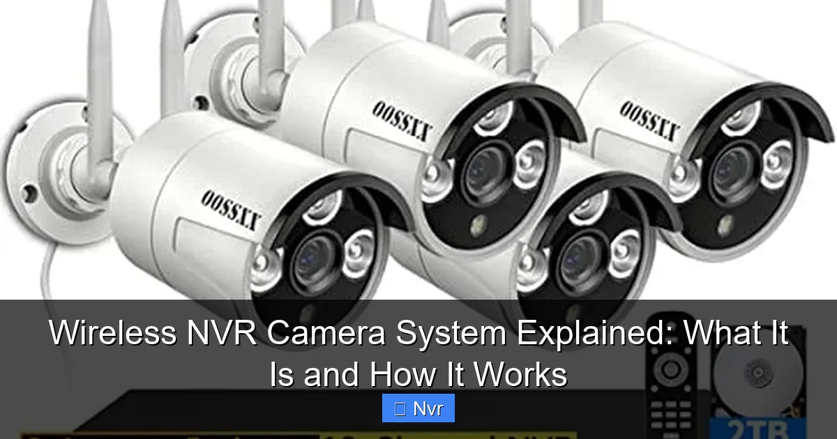 Wireless NVR Camera System Explained: What It Is and How It Works - content2 visual guide