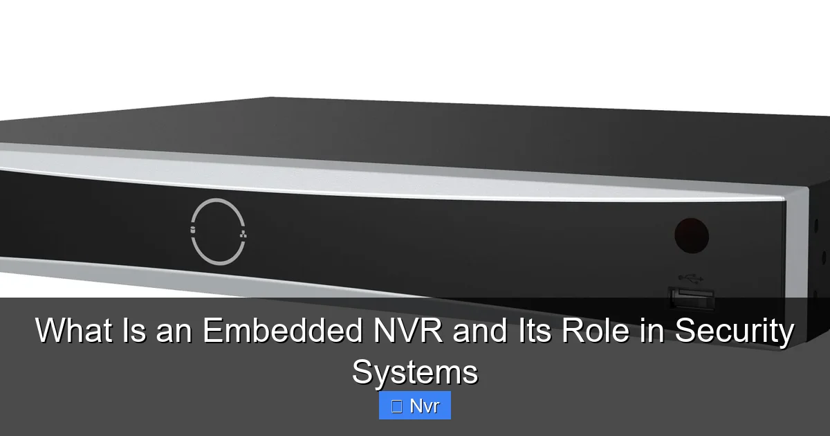 What Is an Embedded NVR and Its Role in Security Systems - content2 visual guide