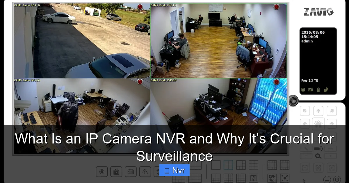 What Is an IP Camera NVR and Why It’s Crucial for Surveillance - content1 visual guide