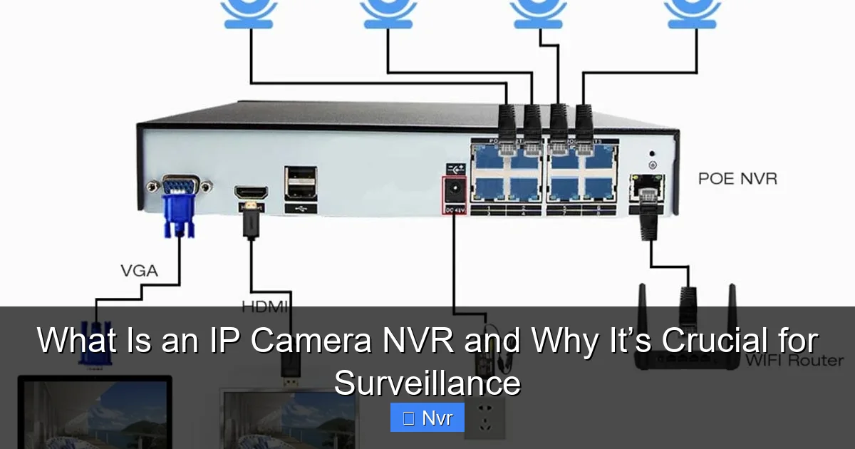 What Is an IP Camera NVR and Why It’s Crucial for Surveillance - content2 visual guide