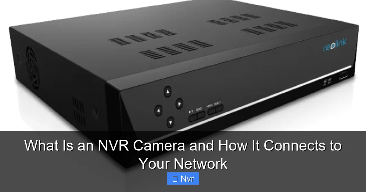What Is an NVR Camera and How It Connects to Your Network - content1 visual guide
