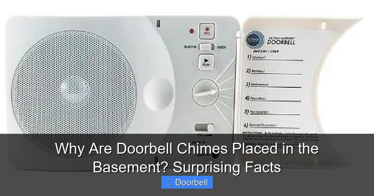 Why Are Doorbell Chimes Placed in the Basement? Surprising Facts - content1 visual guide