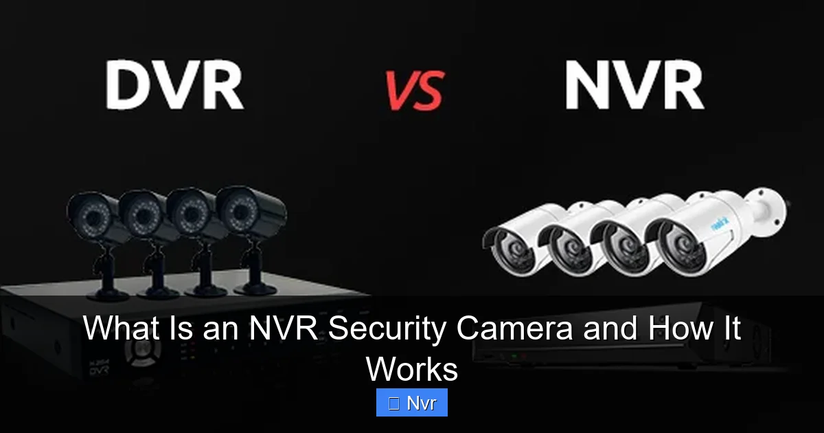 What Is an NVR Security Camera and How It Works - content1 visual guide