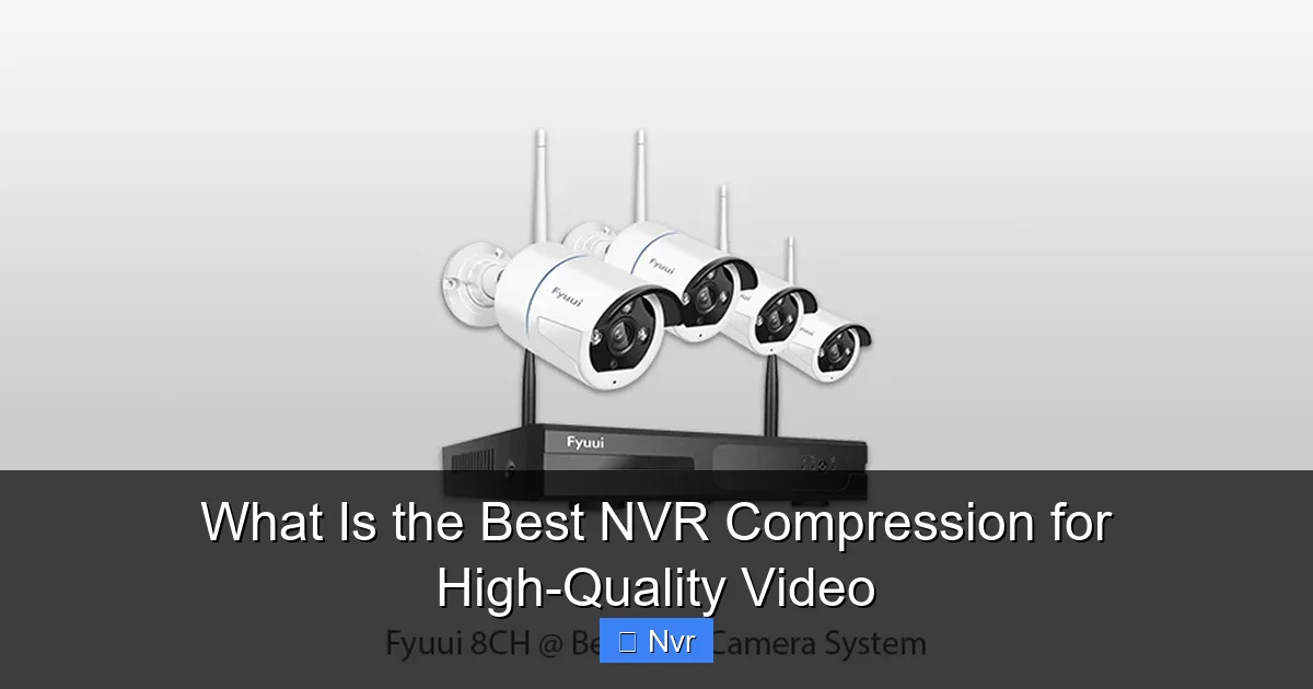 What Is the Best NVR Compression for High-Quality Video - content1 visual guide