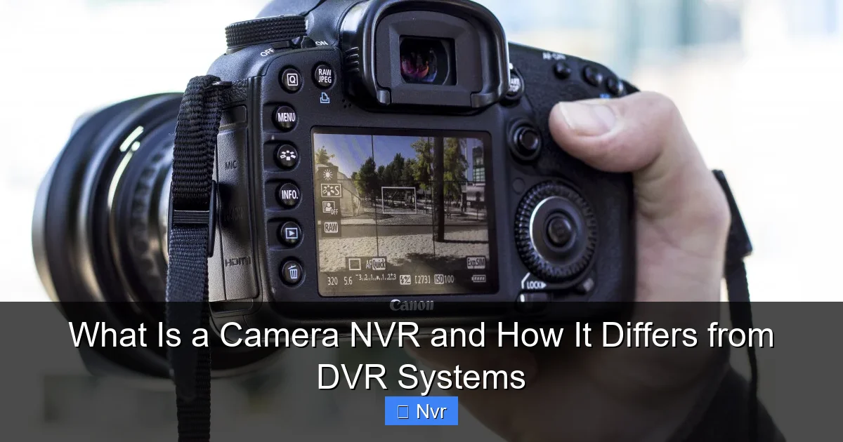 What Is a Camera NVR and How It Differs from DVR Systems - content2 visual guide