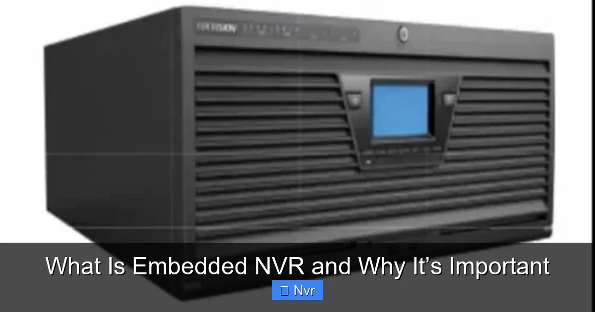 What Is Embedded NVR and Why It’s Important - content1 visual guide