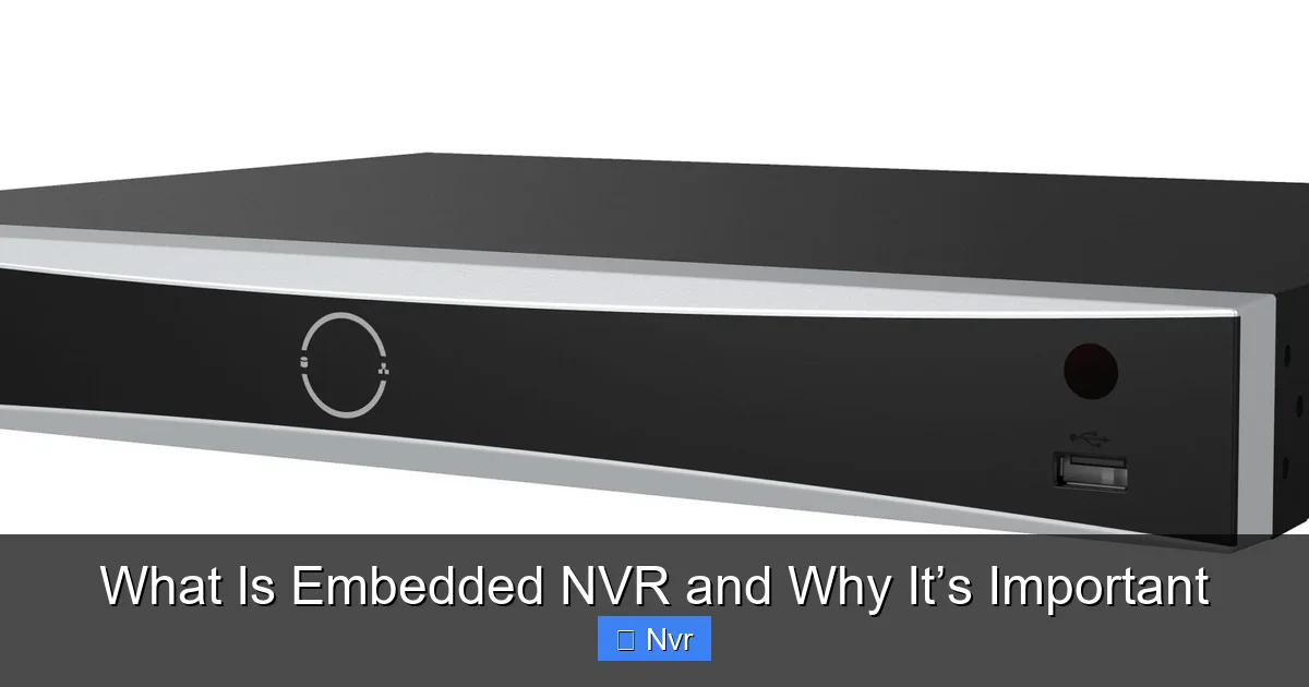 What Is Embedded NVR and Why It’s Important - content2 visual guide