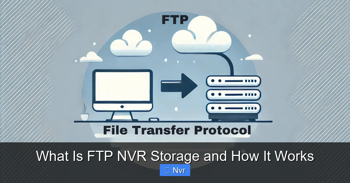 What Is FTP NVR Storage and How It Works - content2 visual guide