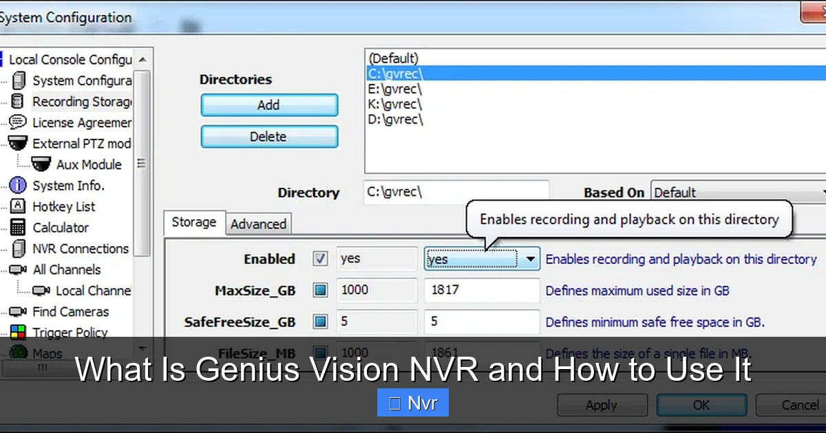 What Is Genius Vision NVR and How to Use It - content1 visual guide