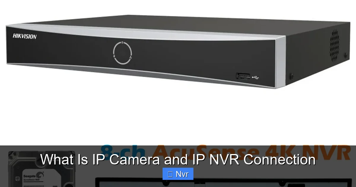 What Is IP Camera and IP NVR Connection - content1 visual guide