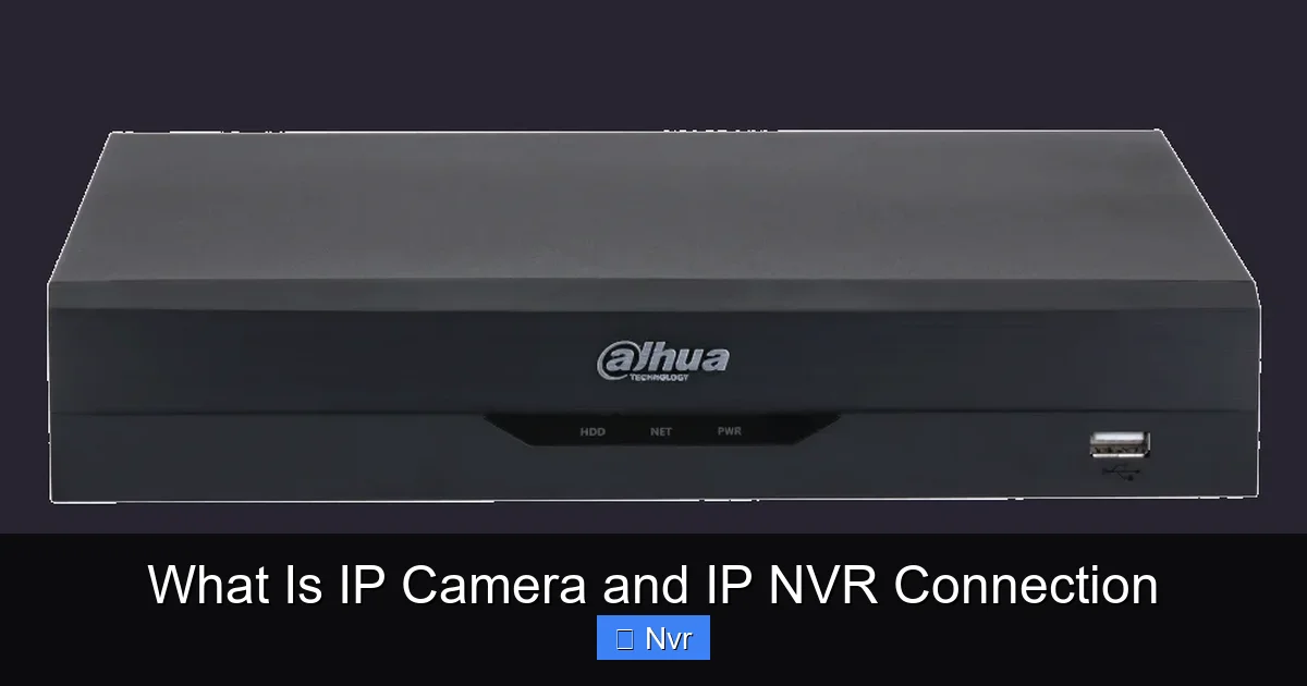 What Is IP Camera and IP NVR Connection - content2 visual guide