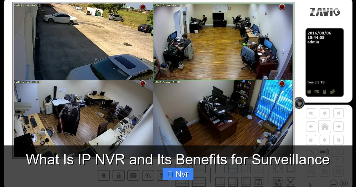 What Is IP NVR and Its Benefits for Surveillance - content1 visual guide