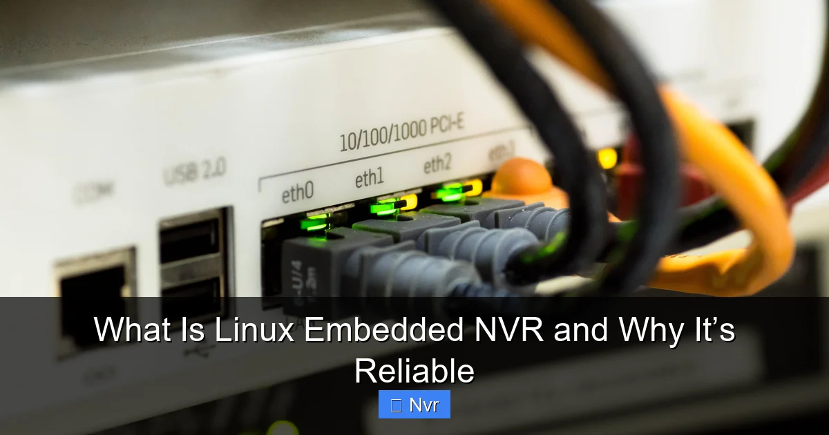 What Is Linux Embedded NVR and Why It’s Reliable - content1 visual guide