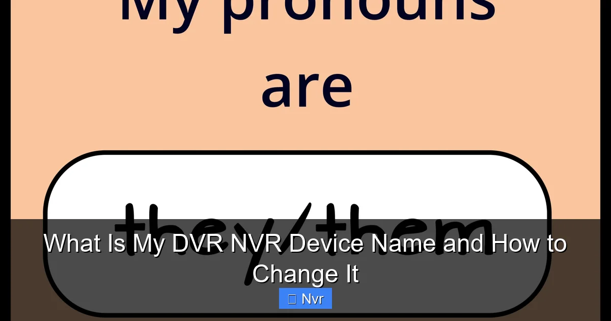 What Is My DVR NVR Device Name and How to Change It - content2 visual guide