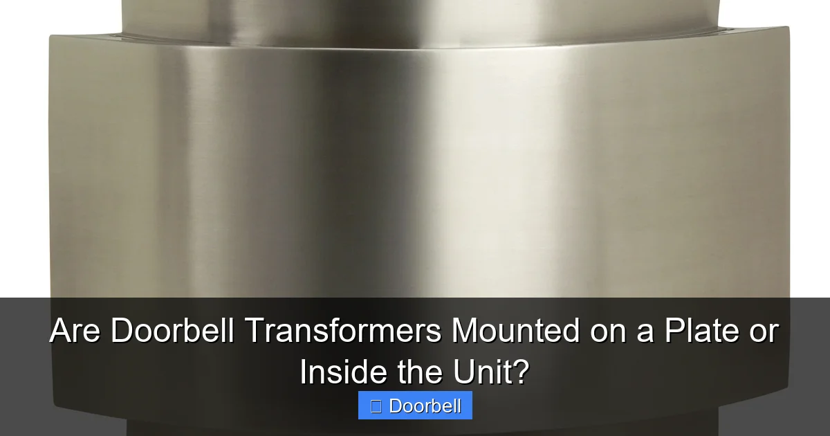 Are Doorbell Transformers Mounted on a Plate or Inside the Unit? - content2 visual guide