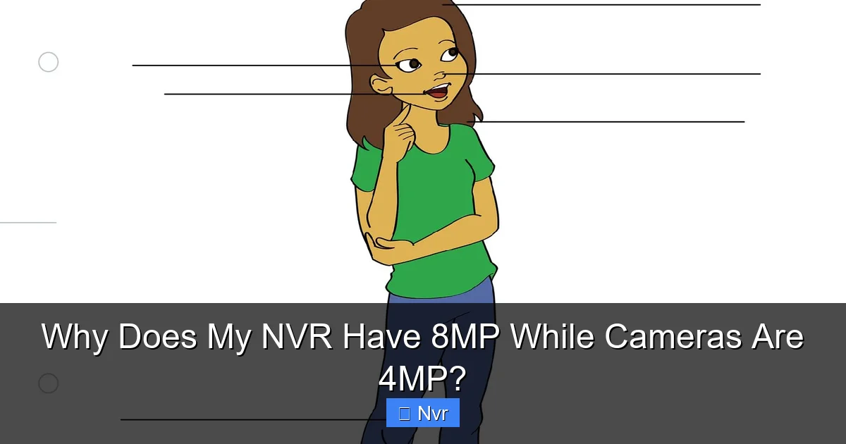 Why Does My NVR Have 8MP While Cameras Are 4MP? - content1 visual guide
