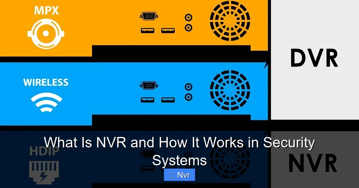 What Is NVR and How It Works in Security Systems - content1 visual guide