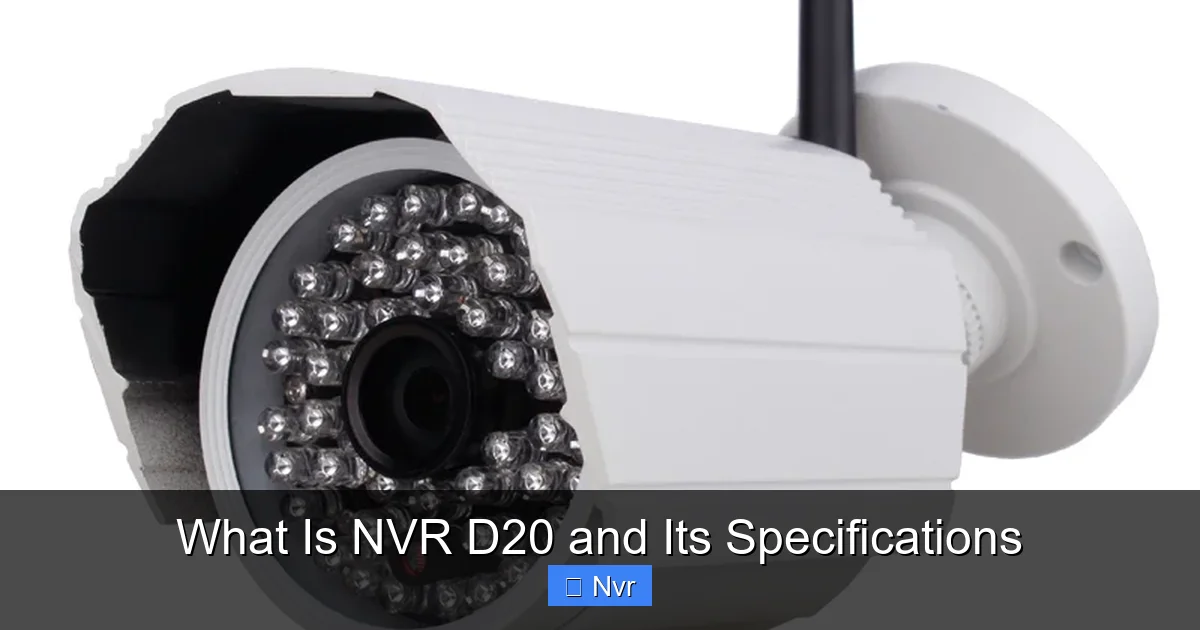 What Is NVR D20 and Its Specifications - content2 visual guide