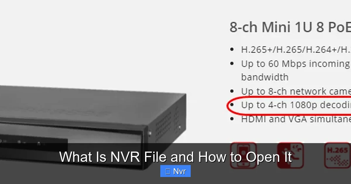 What Is NVR File and How to Open It - content1 visual guide
