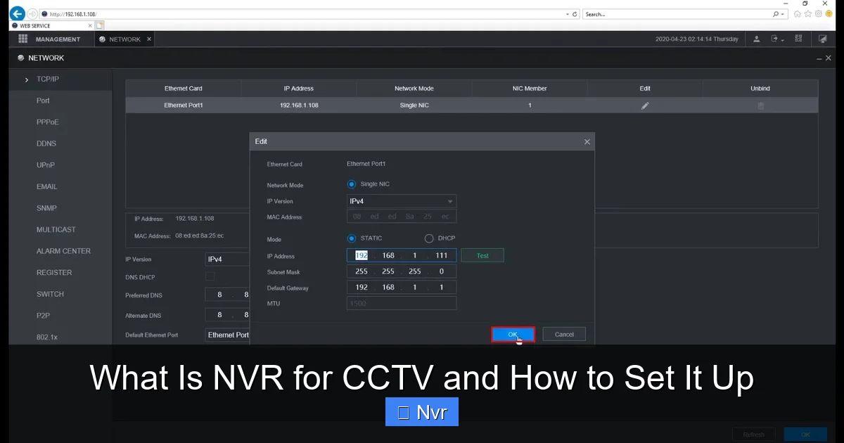 What Is NVR for CCTV and How to Set It Up - content2 visual guide