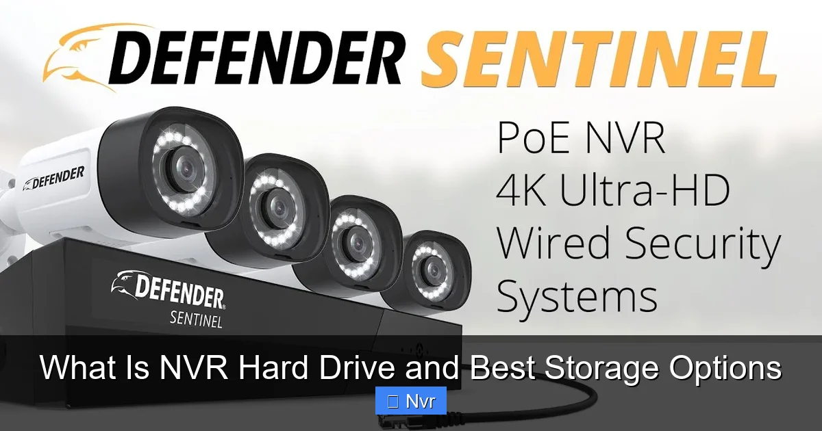 What Is NVR Hard Drive and Best Storage Options - content1 visual guide