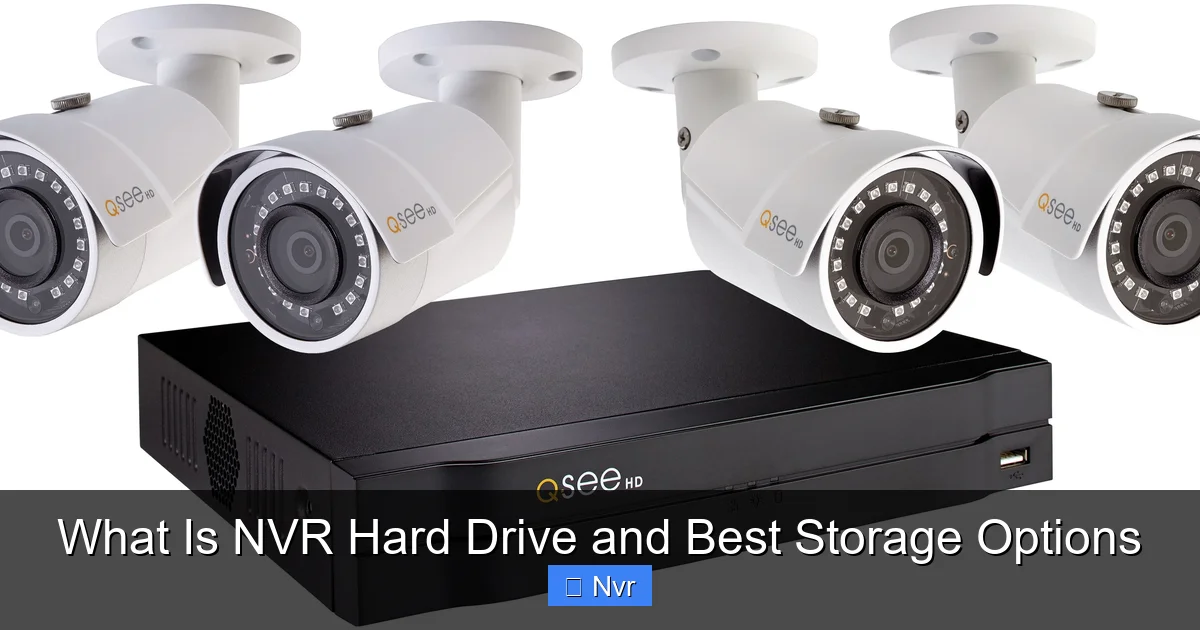 What Is NVR Hard Drive and Best Storage Options - content2 visual guide