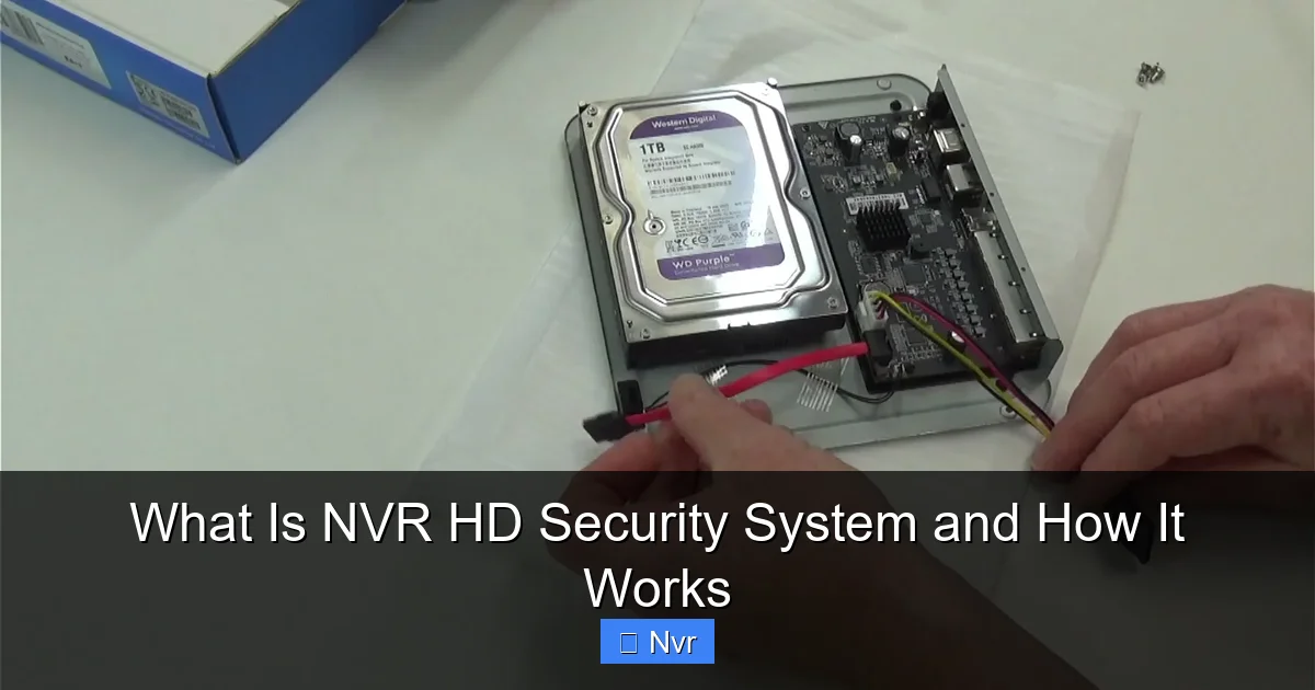 What Is NVR HD Security System and How It Works - content2 visual guide