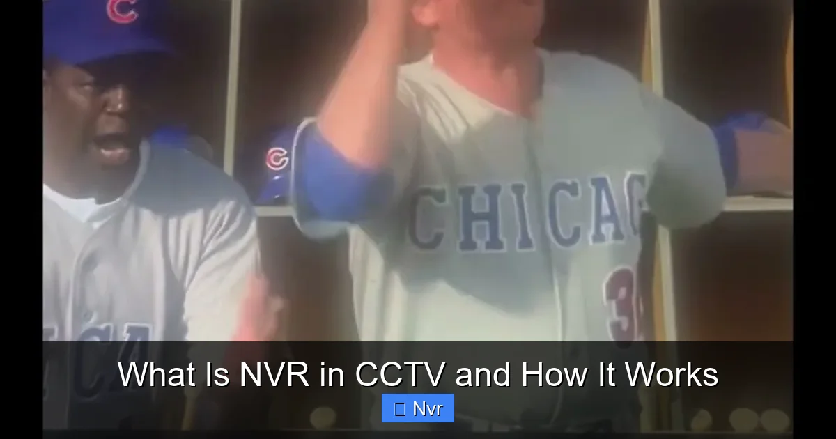 What Is NVR in CCTV and How It Works - content2 visual guide