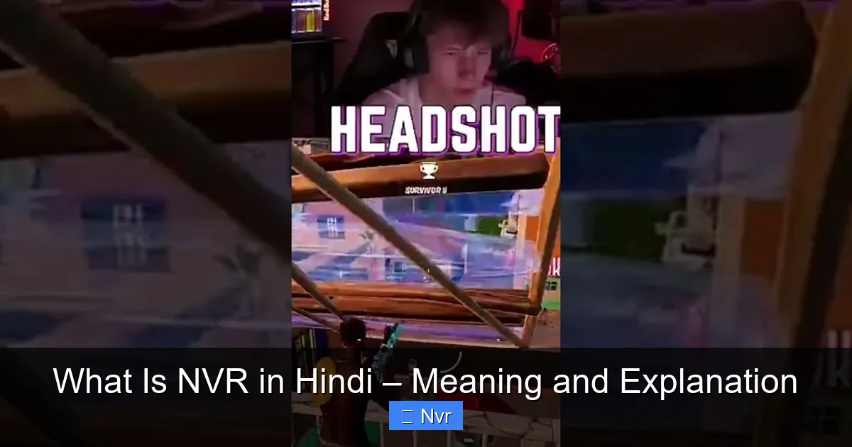 What Is NVR in Hindi – Meaning and Explanation - content2 visual guide