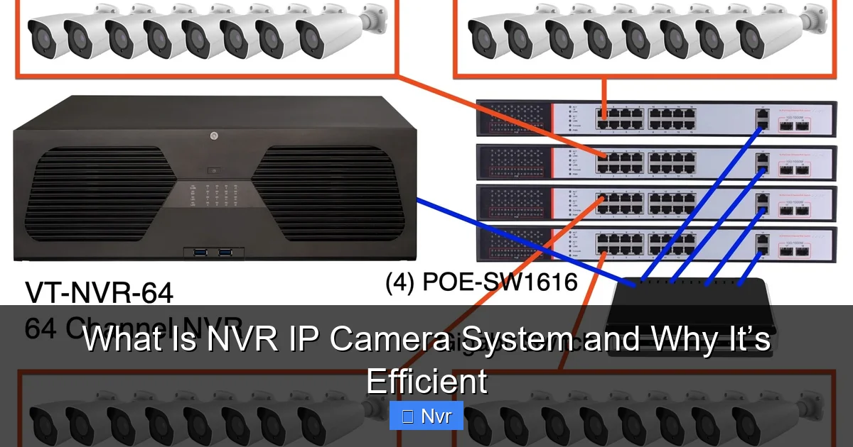 What Is NVR IP Camera System and Why It’s Efficient - content2 visual guide