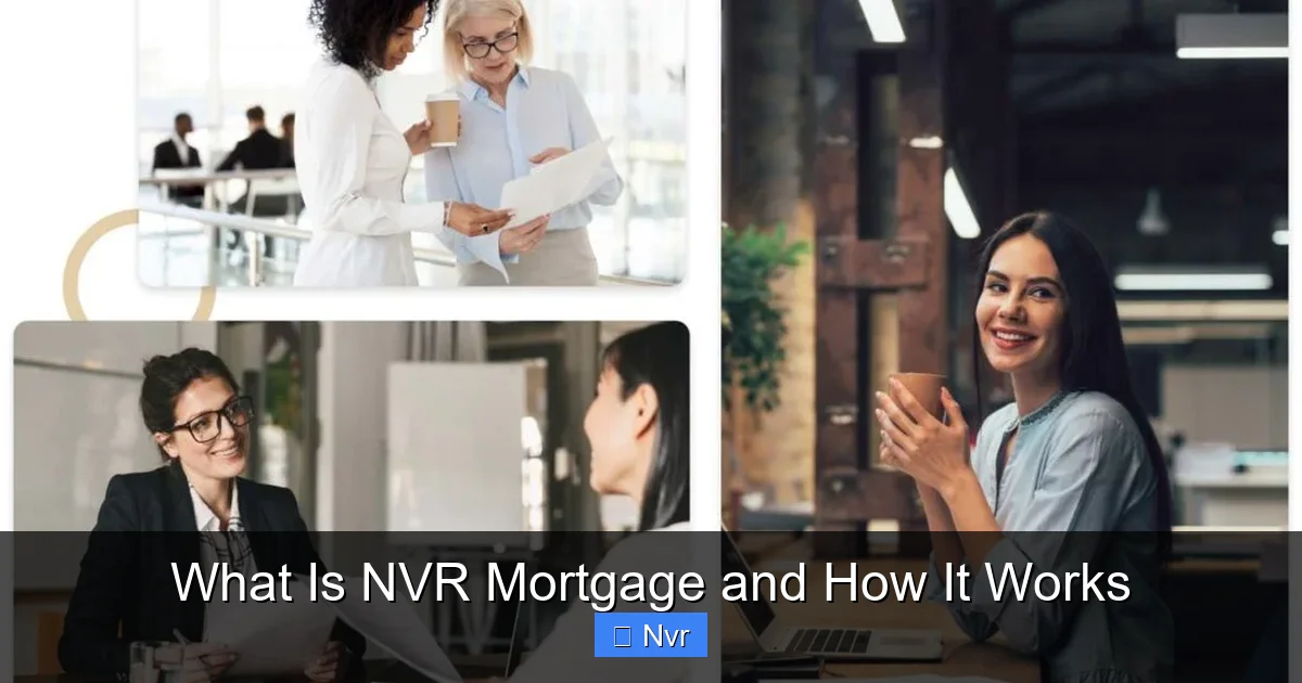 What Is NVR Mortgage and How It Works - content1 visual guide