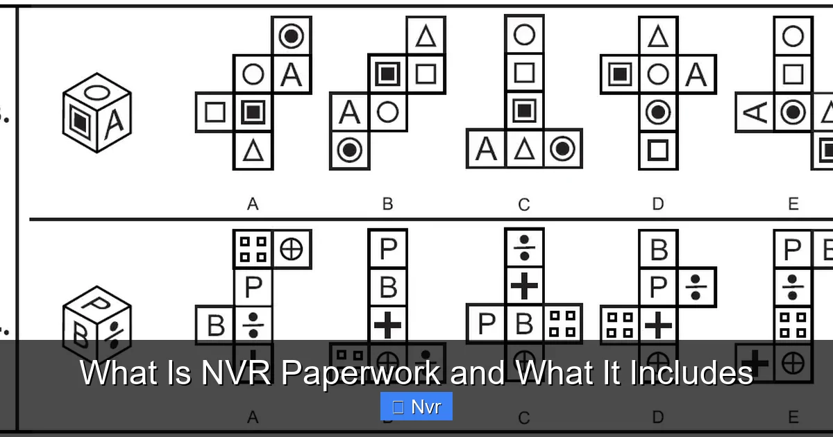What Is NVR Paperwork and What It Includes - content1 visual guide