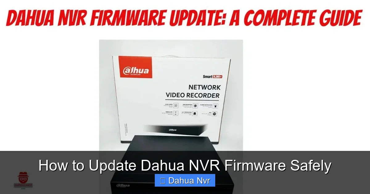 How to Update Dahua NVR Firmware Safely - content1 visual guide