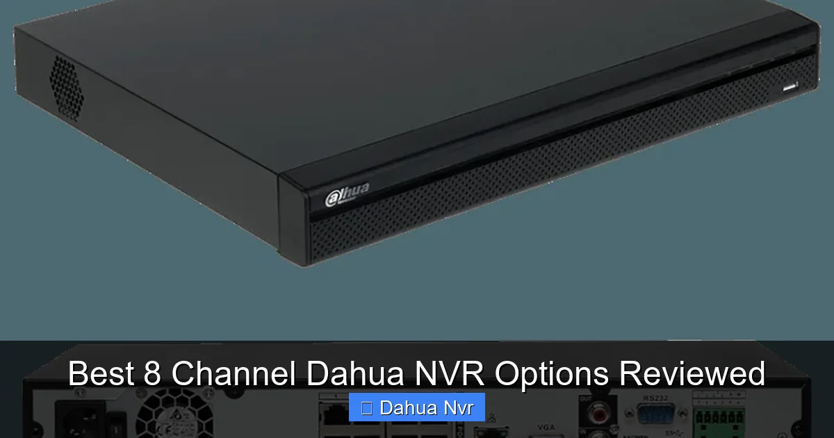 Best 8 Channel Dahua NVR Options Reviewed - content1 visual guide