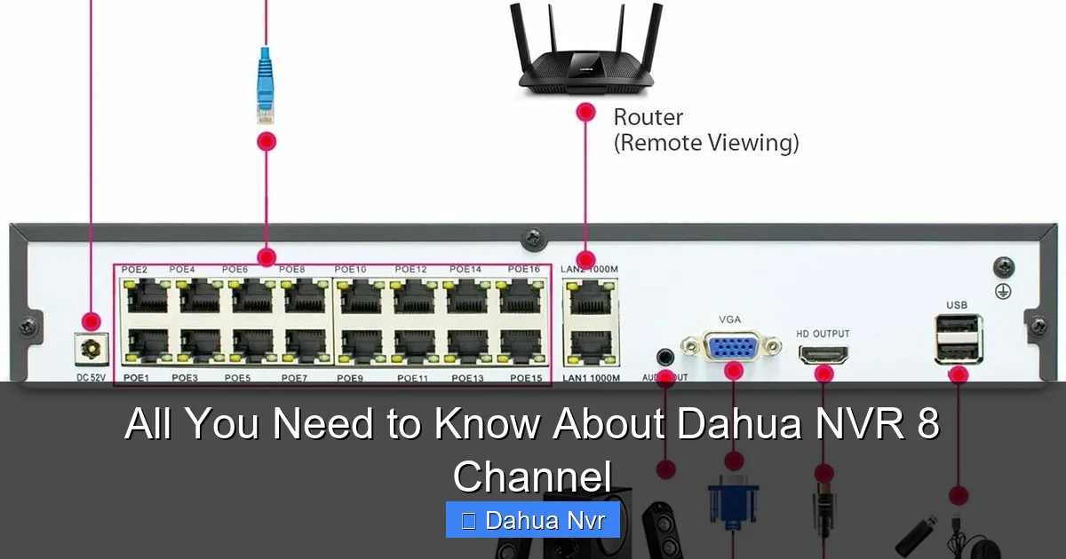 All You Need to Know About Dahua NVR 8 Channel - content1 visual guide