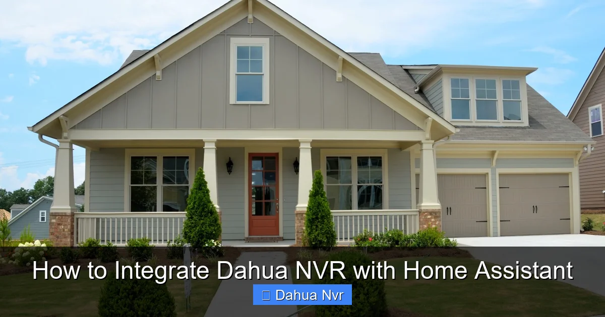 How to Integrate Dahua NVR with Home Assistant - content1 visual guide