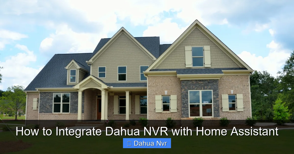 How to Integrate Dahua NVR with Home Assistant - content2 visual guide