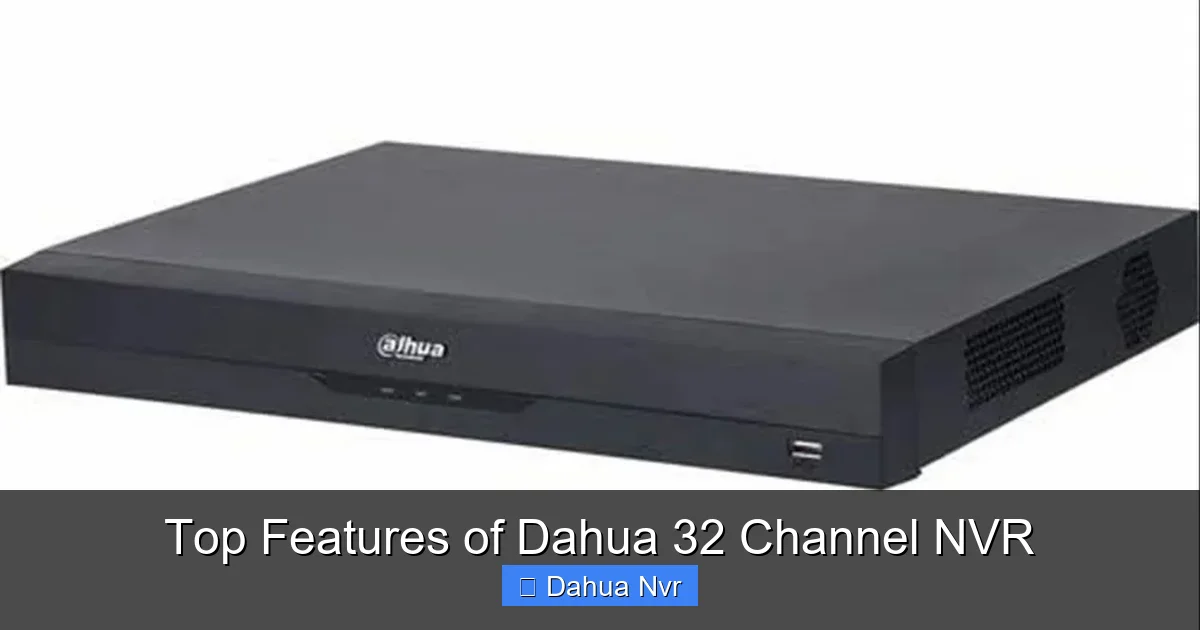 Top Features of Dahua 32 Channel NVR - content1 visual guide