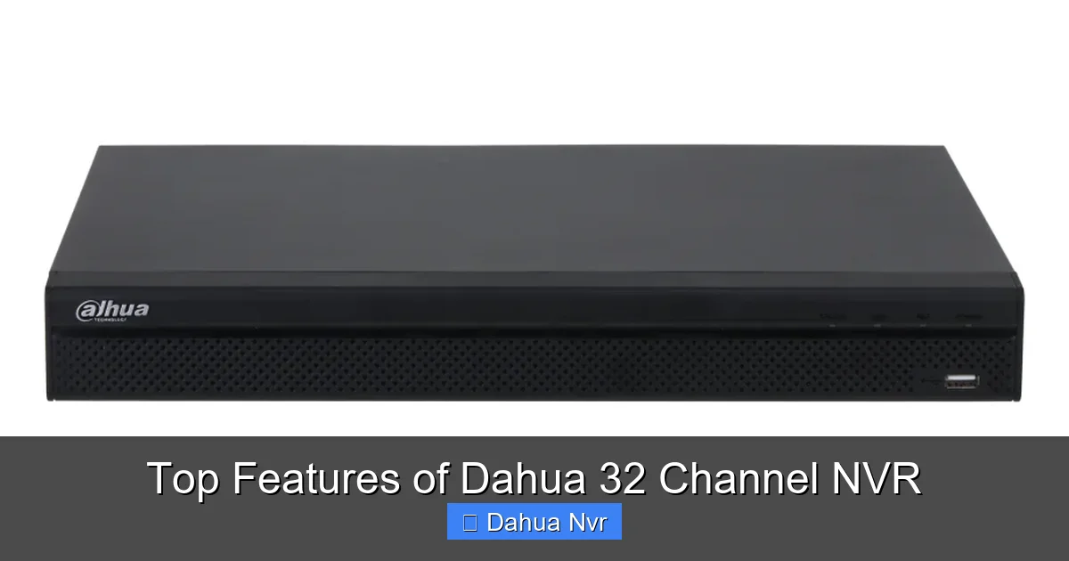 Top Features of Dahua 32 Channel NVR - content2 visual guide