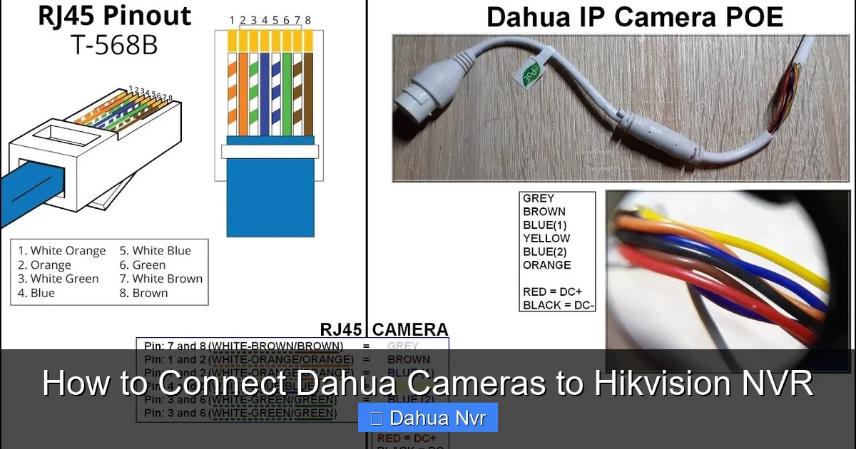 How to Connect Dahua Cameras to Hikvision NVR - content1 visual guide