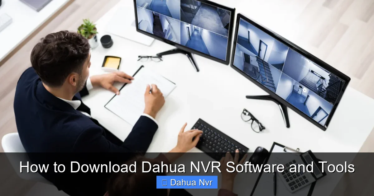 How to Download Dahua NVR Software and Tools - content1 visual guide