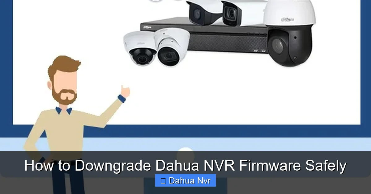 How to Downgrade Dahua NVR Firmware Safely - content2 visual guide
