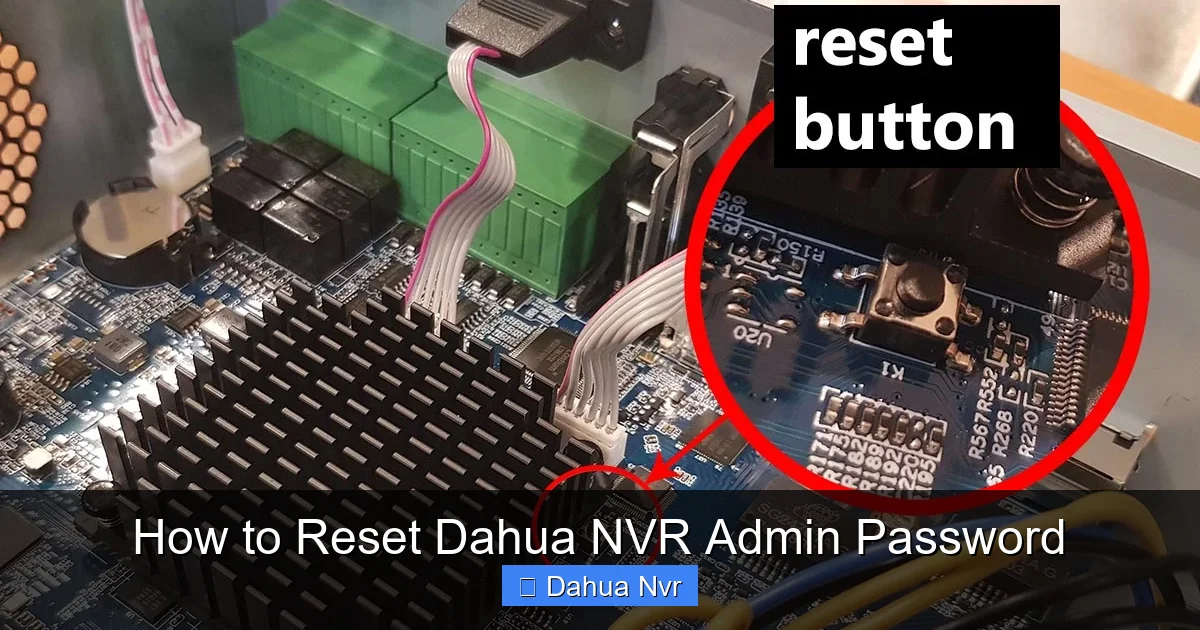 How to Reset Dahua NVR Admin Password - content1 visual guide
