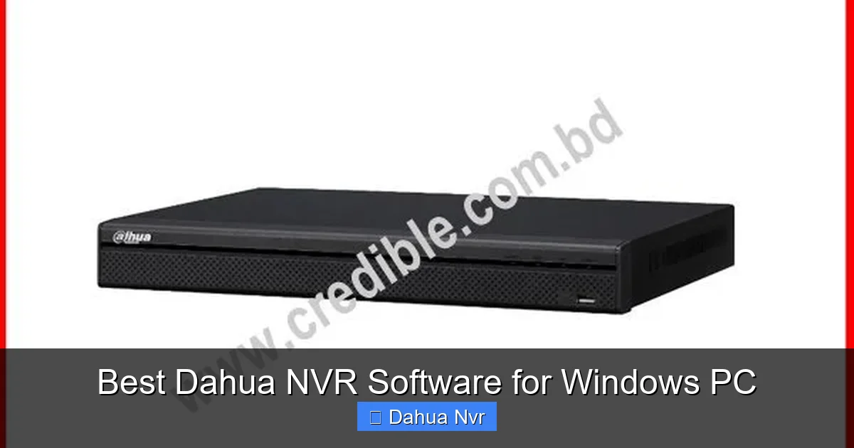 Best Dahua NVR Software for Windows PC - content2 visual guide