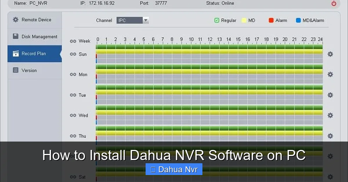 How to Install Dahua NVR Software on PC - content2 visual guide